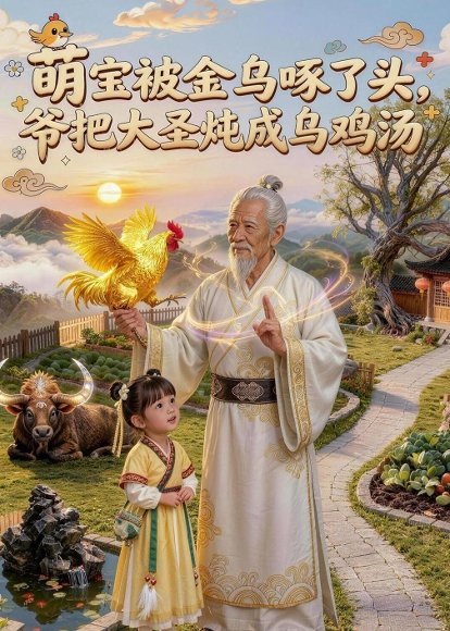 萌宝被金乌啄了头，爷把大圣炖成乌鸡汤（59集）Ai短剧 高清完整版